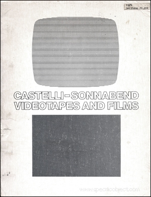 Castelli - Sonnabend Videotapes and Films / 1975 Supplement