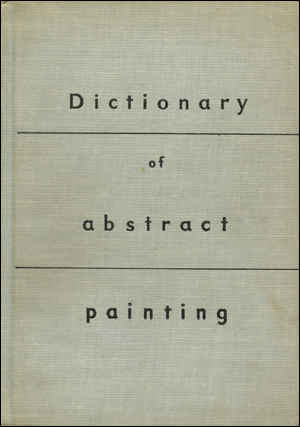 Dictionary of Abstract Painting