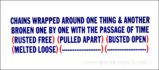 With the Passage of Time : Lawrence Weiner Works