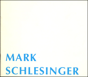 Mark Schlesinger : Paintings 1993