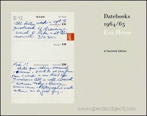 Eva Hesse : Datebooks, 1964 / 65 : A Facsimile Edition