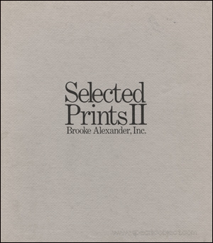 Selected Prints 1960 - 1977 / Selected Prints II