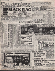 [Black Flag / at the Backstage Fri. Feb. 26 1982 / at Madison Square Garden Sat. Feb. 27 1982]