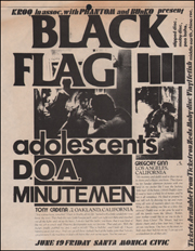[Black Flag at the Santa Monica Civic / Fri. Jun. 19 1981]