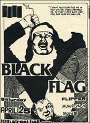 [Black Flag at the 10th st. Hall [Tan I want you to baptize me] / Sat. Apr. 25 1981]