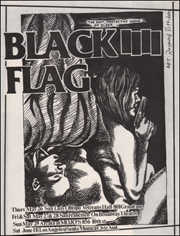 [Black Flag Schedule / at Veterans Hall Thurs. May. 26 1983 / On Broadway Madison Square Garden Sat. May 27. 28 1983 / Mojos sun May 29 / Santa Monica Civic Sat June 11 1983]