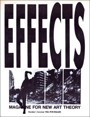 Effects : Magazine for New Art Theory