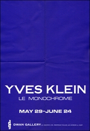 Yves Klein : Le Monochrome