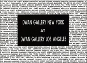 Dwan Gallery New York at Dwan Gallery Los Angeles