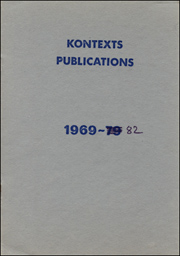 Kontexts Publications 1969 - 82
