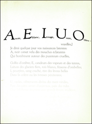 Anoir, Eblanc, Irouge, Uvert, Obleu [aka : A noir, E blanc, I rouge, U vert, O bleu / AEIUO / A.E.I.U.O. ]