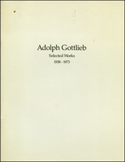 Adolph Gottlieb : Selected Works, 1938 - 1973