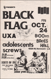 [Black Flag at Baces Hall / Fri Oct. 24]