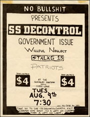 [SS Decontrol at the Sunvalley Sportsman Hall / Tues. Aug. 9th]