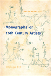 Monographs on 20th Century Artists
