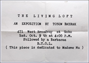 The Living Loft : An Exposition by Tosun Bayrak