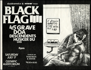 [ Black Flag at the Olympic Auditorium / Saturday July 17 ]