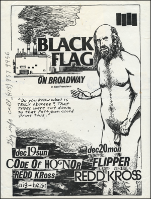 [Black Flag on Broadway / Sun. Dec. 19 1982 / Mon. Dec. 20 1982]