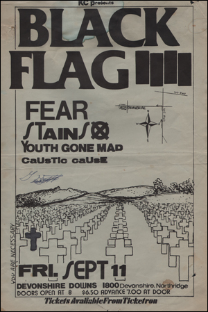 [Black Flag at Devonshire Downs / Fri. Sept. 11, 1981][Olive]