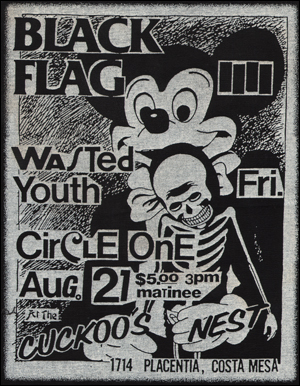 [Black Flag at the Cuckoos Nest / Wed. Aug. 26 1981]

