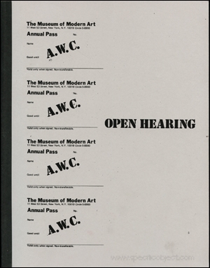 AWC : Open Hearing / Documents 1