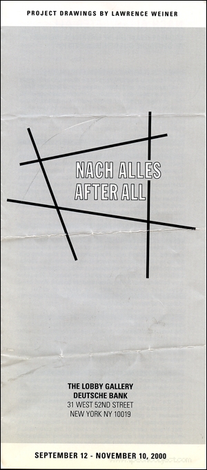 Nach Alles / After All