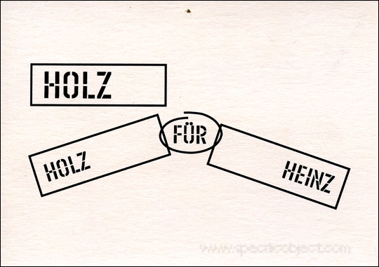 Holz / Holz für Heinz