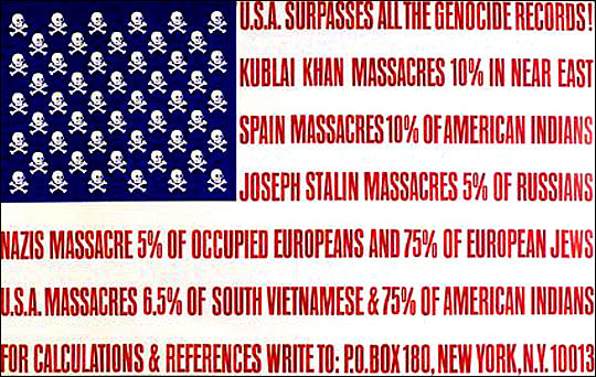 [U.S.A. Surpasses All the Genocide Records]