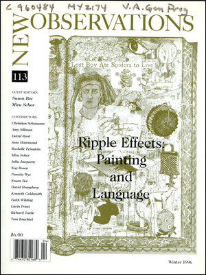 New Observations : Ripple Effects : Painting and Language