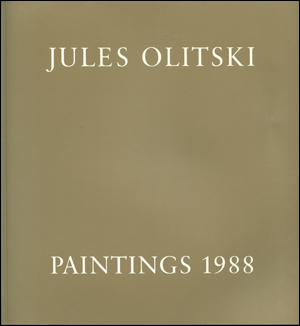 Jules Olitski : Paintings 1988