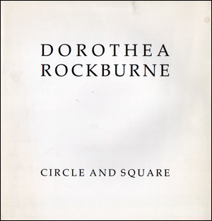 Dorothea Rockburne : Circle and Square
