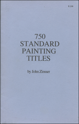 750 Standard Painting Titles