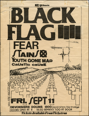 [ Black Flag at Devonshire Downs / Fri. Sept. 11, 1981 [LIGHT TAN] ]