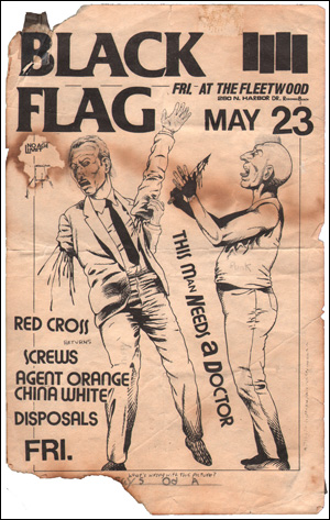 [Black Flag at the Fleetwood [This Man Needs a Doctor] / May 23 Fri.]