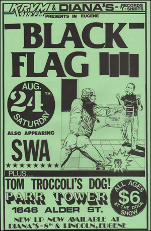 [Black Flag at Parr Tower / Aug. 24th. Saturday]