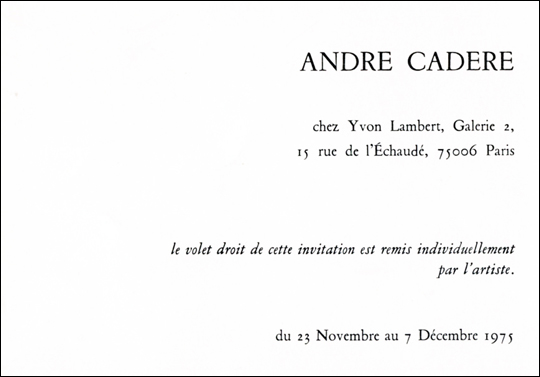 Andre Cadere