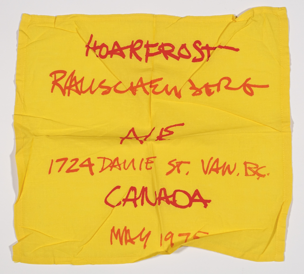 Hoarfrost : Robert Rauschenberg, Canada