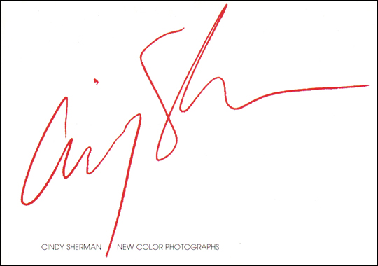 Cindy Sherman : New Color Photographs
