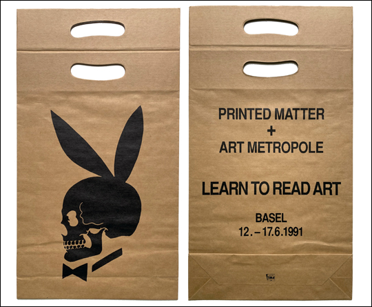 Learn to Read Art (Skull Bunny Bag)