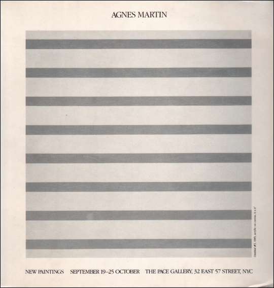 Agnes Martin : New Paintings