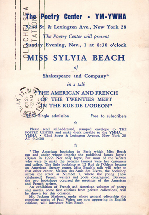 sylvia beach memoir