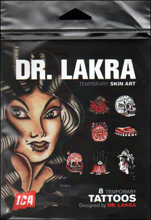 Dr. Lakra Temporary Skin Art : 8 Temporary Tattoos Designed by Dr. Lakra