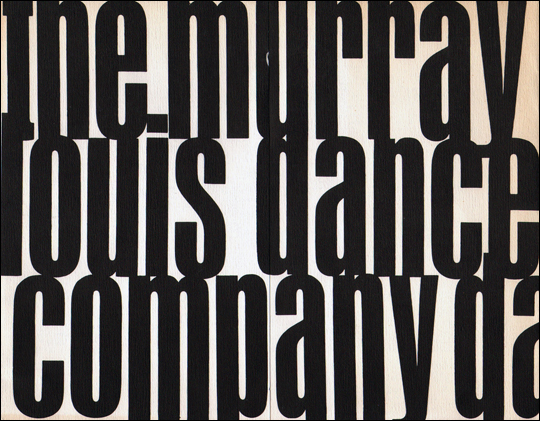 The Murray Louis Dance Company 1969 - 70 Season