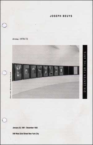 Joseph Beuys : Arena, 1970 - 72