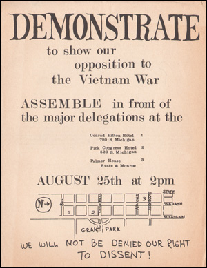 Demonstrate to Show Our Opposition to the Vietnam War