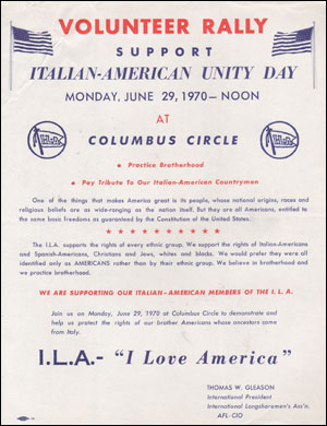 Italian-American Unity Day