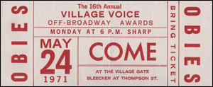 The 16th Annual Village Voice Off-Broadway Awards