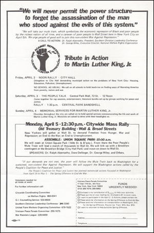 Tribute in Action to Martin Luther King, Jr.