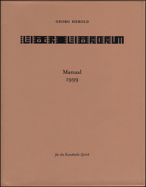 Georg Herold : Liber Librorum - Manual 1999
