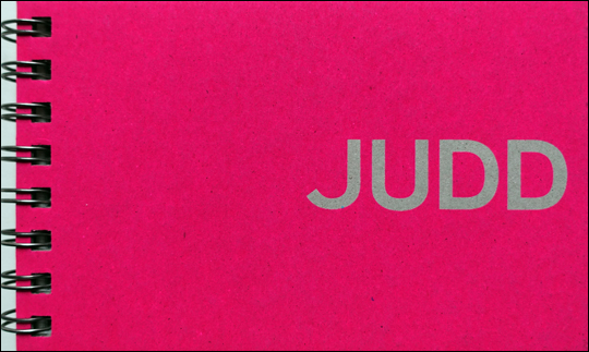 Judd : Donald Judd Art, Works and Furniture